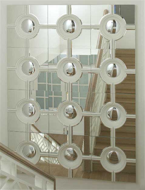 Bull's Eye Mirror - White