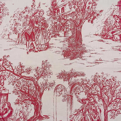 Toile de Jouy Table Linens - Pink